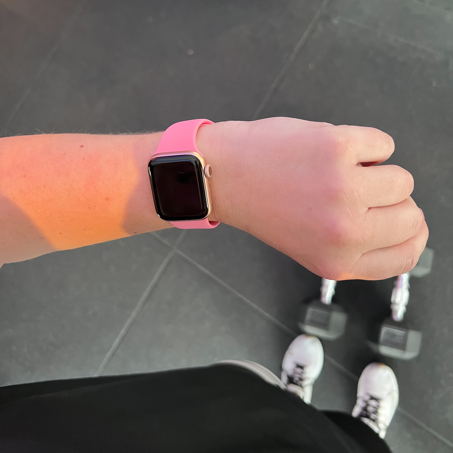 Cinturino sport per Apple Watch - rosa brillante