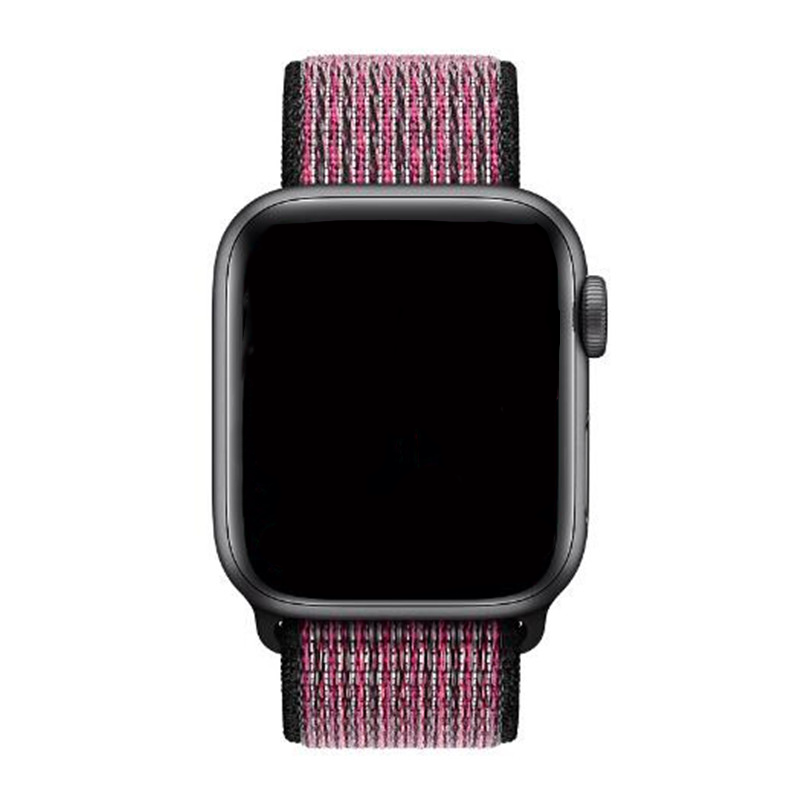 Cinturino nylon sport loop per Apple Watch - rosa blast real berry