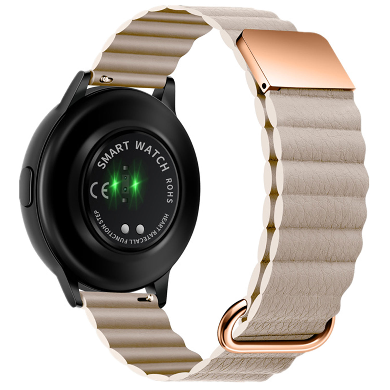 Cinturino magnetico in pelle per Samsung Galaxy Watch Ultra - cachi