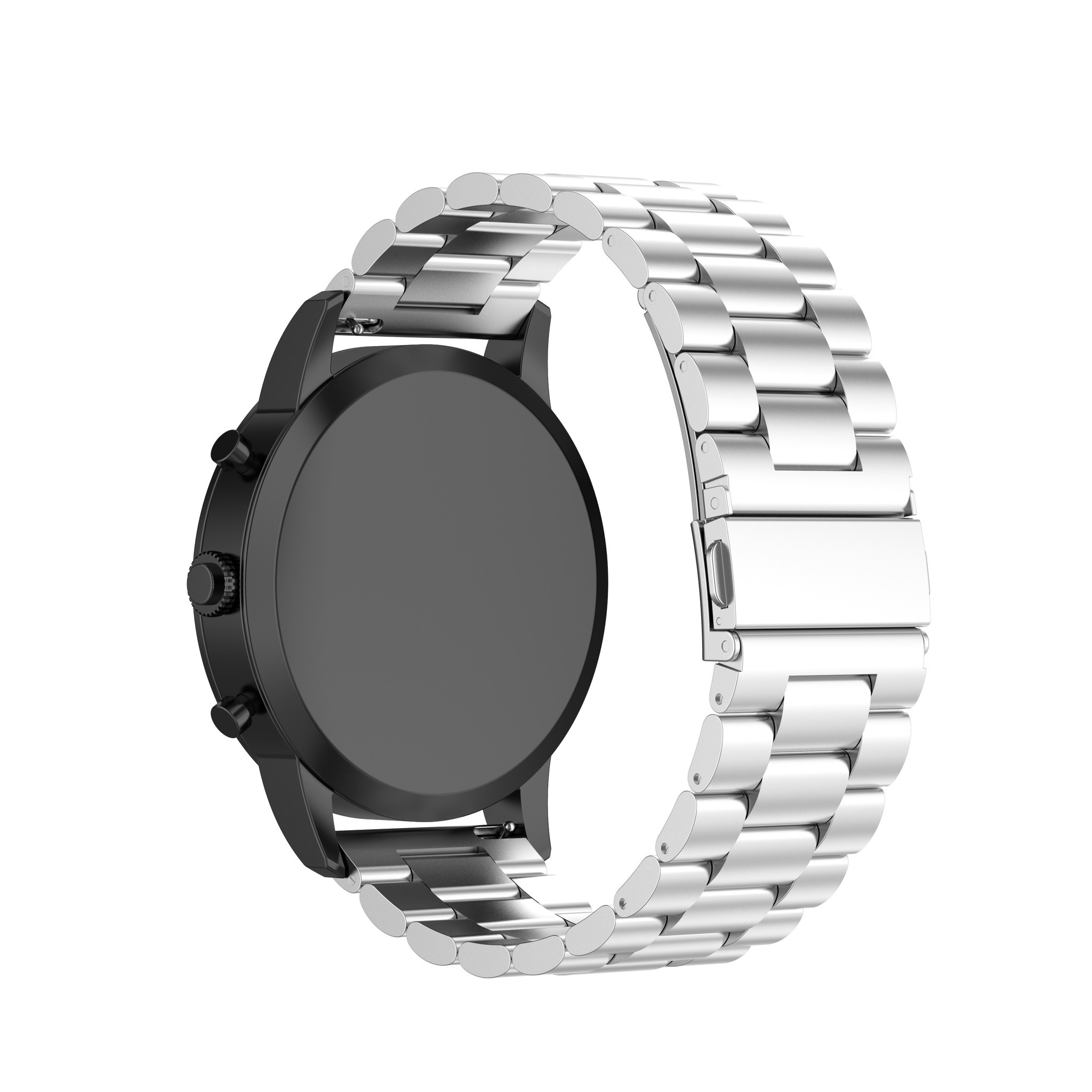 Cinturino a maglie in acciaio con perline per Huawei Watch GT - argento